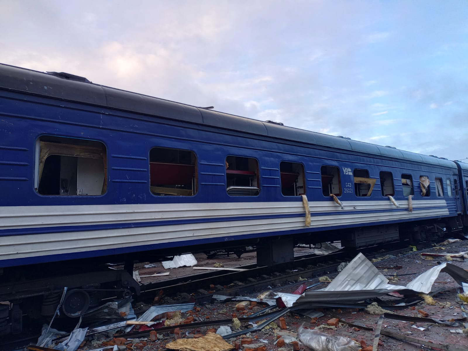С начала полномасштабной войны повреждены почти 200 вагонов УЗ. Часть – не восстановить